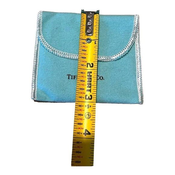 Tiffany & Co Empty Jewelry Box And Case 4”x3.5” Gift Set Suede Pouch Necklace - Picture 6 of 12